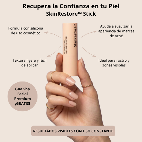 SkinRestore™ Stick – Reparación Avanzada para Cicatrices y Piel con Acné.