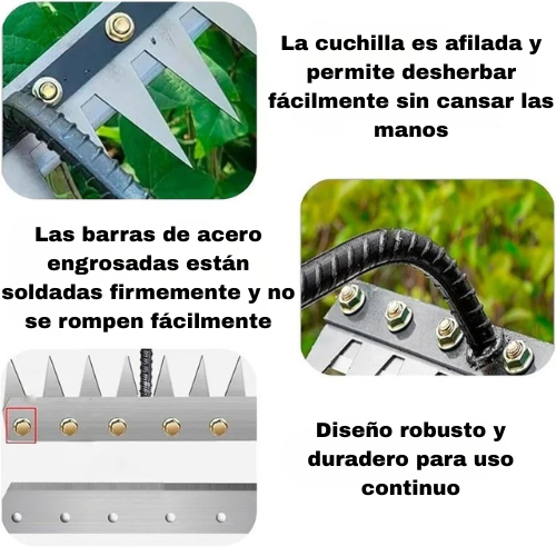 🌱 Rastrillo Eliminador de Malezas